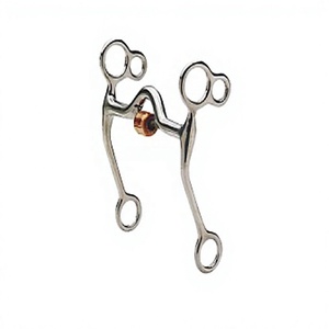 Bocado de cobre de caña larga tipo Tom Thumb para caballo, nuevo, marca Western. - Product Image 2