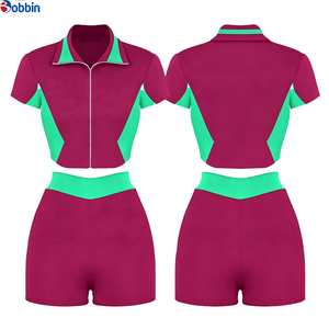 Conjuntos de Ropa de Primavera/Verano para Mujer, Diseño Personalizado, Estilo Urbano, Conjuntos Deportivos, Top de Manga Corta y Pantalones Cortos hasta la Rodilla, Última Moda en Venta - Product Image 3