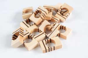 Anillo de servilleta de madera para mesa de comedor, accesorio para decoración de bodas, cenas formales, eventos sociales, idea elegante para la decoración de la mesa. - Product Image 2