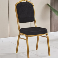 Pieds en acier inoxydable personnalisés Design moderne chaises de salle écologiques chaise de banquet de mariage en tissu empilable hôtel