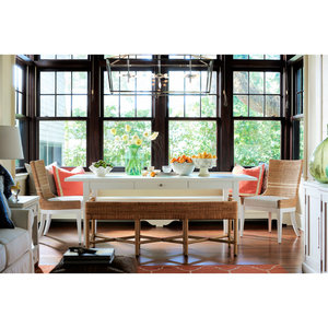 Banco tapizado de mezcla de poliéster para muebles de sala de estar - Product Image 3