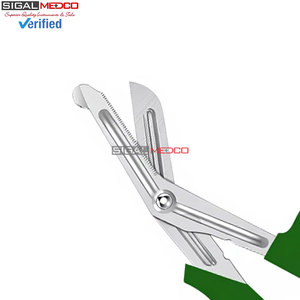 Ciseaux de traumatologie pour infirmières, ciseaux de premiers secours, 5,5 pouces, vert foncé, acier inoxydable allemand, ciseaux médicaux d'urgence pour bandages, chirurgicaux - Product Image 4