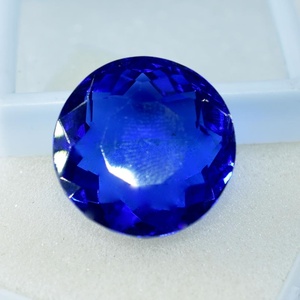 Certified Natural <b>Blue</b> <b>Topaz</b> Round Cut Faceted Gemstone Loose <b>Topaz</b> Stone For Rings Pendants Jewelry Making Gift - Product Image 2