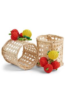 Handmade Jute Deer Head Napkin Rings Set 3Pcs Vintage <b>Table</b> Decoration Home Use - Product Image 4