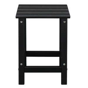 Table d'appoint carrée noire en HDPE monocouche 36*36*47cm - Product Image 5