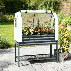 Serre da Giardino Rialzata Grigio Scuro - Product Image 1