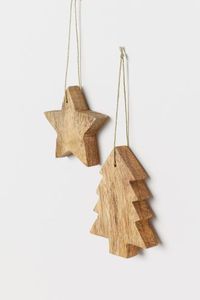 Exclusive High Quality Wooden Hanging <b>Tree</b> <b>Ornament</b> Premium Handmade Modern Design Christmas <b>Tree</b> Decoration Home Display - Product Image 4
