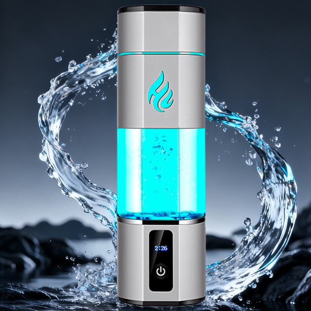 Portable 10000ppb Hydrogen Water Bottle 300ML Capacity Long-lasting Battery H2 Analytics Certified 3-year Service Life