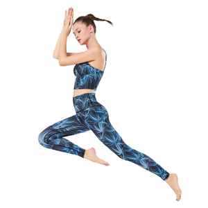 Nouvel ensemble de yoga pour femmes, personnalisé, imperméable, réversible, respirant, léger, avec impression par sublimation. - Product Image 1