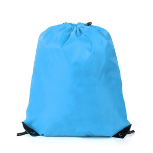 Mochila con Cordón de Poliéster Totalmente Personalizada al por Mayor, con Bolsillo Lateral y Frontal, Bolsa con Cordón Personalizable con Logotipo - Product Image 2