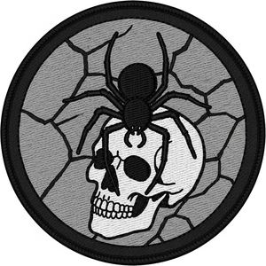 Parche Termoadhesivo Personalizado de Lobo Negro, Insignia Bordada de Lobo Híbrido en Círculo, Bordado a Máquina de Animales Salvajes, Aplique de Bosque para Coser - Product Image 4