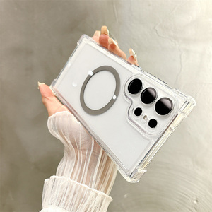 <span class=keywords><strong>Funda</strong></span> magnética de TPU transparente <span class=keywords><strong>original</strong></span> <span class=keywords><strong>para</strong></span> <span class=keywords><strong>Samsung</strong></span> S25 S24 S23 S22 Plus <span class=keywords><strong>funda</strong></span> protectora de carga inalámbrica <span class=keywords><strong>ultra</strong></span> a prueba de golpes - Product Image 3