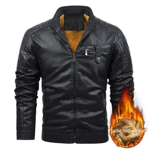Premium Quality Men Leather Winter Jacket 2026 Warm Genuine Leather Jacket Supplier - Product Image 3