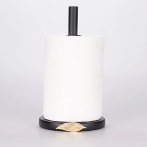Simple <b>Paper</b> Towel Holder For Bathroom <b>Kitchen</b> Countertop Use Easy To Use Durable Tissue Roll Stand Handcrafted From India - Product Image 3