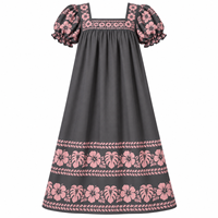 Robe Mumu Micronésienne Polynésienne pour Femmes Grande Taille, Personnalisable, Respirante, Écologique, Impression par Sublimation, Haute Qualité