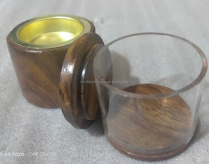 Juego de quemador de incienso islámico árabe de calidad superior, la última fragancia eléctrica de madera de acacia y sándalo, anís estrellado religioso para el hogar - Product Image 5