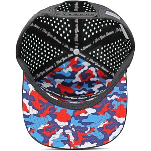 Casquette de baseball en polyester à 6 panneaux, broderie de logo de haute qualité, casquette snapback, vente en gros, casquettes personnalisées au laser - Product Image 5
