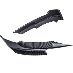 ชุดสปลิตเตอร์กันชนหน้าสำหรับ BMW 3ชุด E90 4D 5D 51190413431PP 51190413432PP M-TECH คาร์บอนไฟเบอร์ผ่าหน้า - Product Image 1