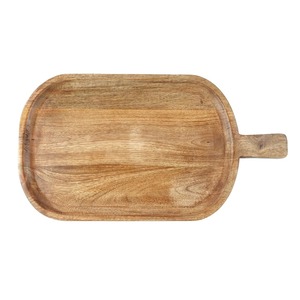 Platos de Madera Pulida Hechos a Mano, con Diseño Personalizado, para Servir Comida, Diseño Clásico, FAIZA CRAFT - Product Image 6