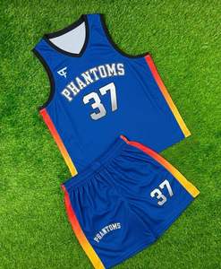 Camiseta de Baloncesto Personalizada con Bordado y Nombre del Equipo, Impresión por Transferencia de Calor, 100% Poliéster, Secado Rápido, Alta Calidad - Product Image 2