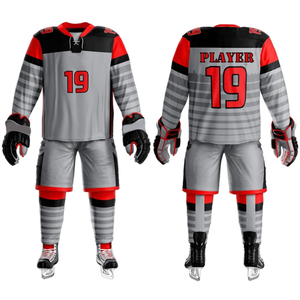 Ice hockey uniform team clothing for training and competition <b>applications</b> Professional ice hockey uniform for sports - Product Image 3