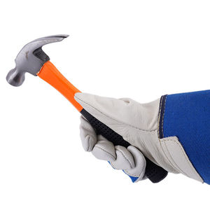 Guantes de Trabajo de Cuero Genuino, Guantes de Trabajo de Cuero Dividido con Protección para los Nudillos y Puño Reforzado de Goma para Mayor Seguridad - Product Image 3