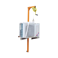 Heavy Duty 15m Électrique Palan Câble Climatiseur Outil De Levage Treuil 150kg Capacité De Charge 1-3P Dispositif D'installation Support