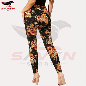 Comfortable Activewear Elastic High Waist Stretchable Fabric Good Supplier With Wholesale Rate OEM ODM Service Women Legging - Product Image 4