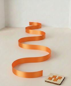 Ruban en satin orange de qualité supérieure de 12 mm pour l'artisanat et les cadeaux - Product Image 4