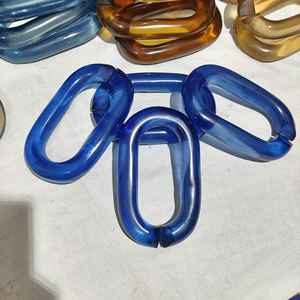 Cadena de Resina de Gran Tamaño, Eslabones de Resina Coloridos para Decoración de Paredes, Separador de Ambientes y Accesorios para Cortinas - Product Image 2