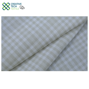 SWL-7G2145 Tissu tissé en laine de mer recyclée Poly/Poly=18/82 avec extensibilité mécanique pour chemises décontractées - Product Image 4