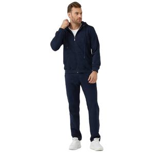Men'<b>s</b> Premium Quality Hooded Zippered Tracksuit Set Best Selling Top Design Customizable Sweat <b>Suit</b> for Winter - Product Image 5