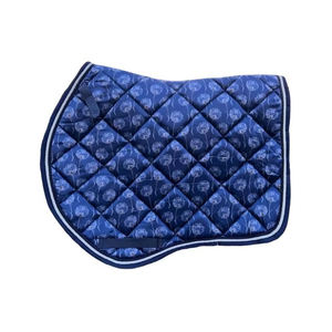 Tapis de selle d'équitation personnalisé en tissu satiné, haute qualité, ajustable, grandes tailles, antidérapant - Product Image 1