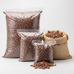 Fèves de cacao séchées au soleil de qualité supérieure, fèves fermentées pour la fabrication alimentaire, la boulangerie, les boissons et l'utilisation dans le chocolat, exportation - Product Image 1