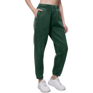 Pantalon de survêtement baggy vert foncé pour femme avec poches 2025 Hoodies & Sweatshirts - Product Image 2