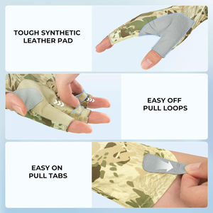 Gants de pêche de haute qualité, anti-coupure, protection UV, respirants, tissu à séchage rapide avec paume renforcée et adhérence des doigts, pour hommes et femmes - Product Image 2