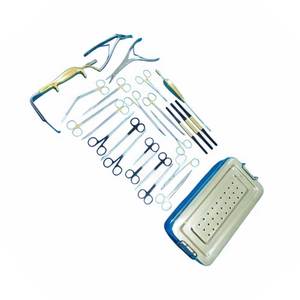 ชุดเครื่องมือผ่าตัดเสริมความงามสำหรับสุนัข 25 ชิ้น ประกอบด้วยกรรไกร ตะไบ คีม และอุปกรณ์ยกกระชับใบหน้าและคิ้ว - Product Image 3