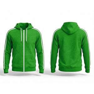 Sudadera con Capucha Unisex con Cierre Completo, Personalización de Marca Privada de Moda Invernal, Chaqueta Deportiva con Capucha para Hombres, Mujeres y Jóvenes - Product Image 4