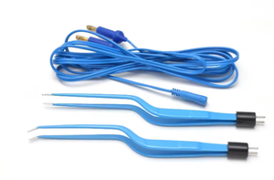 Pinzas Bipolares de Bayoneta, Instrumento Manual de Neurocirugía, Precisión, Aisladas, Reutilizables, Ligeras, para Coagulación Bipolar - Product Image 4