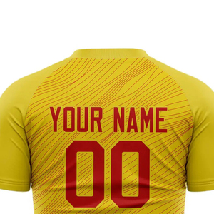เสื้อฟุตบอลแฟชั่นสตรีทผู้ชาย ลดราคาพิเศษ ทรงบ็อกซี่ ผ้าตาข่าย โพลีเอสเตอร์ 100% แขนสั้น คอกลม ระบายอากาศได้ดี แห้งเร็ว - Product Image 5