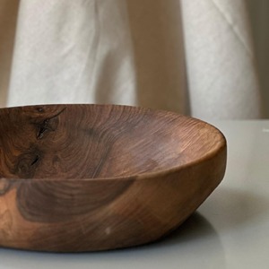 Cuenco de madera estilo rústico, ecológico y hecho a mano, para fiestas - Product Image 2