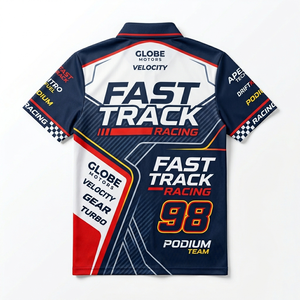 เสื้อโปโลสำหรับปั่นจักรยานเสือภูเขา Downhill Polo Mountain Bike Motorcycle Cycling Jersey Crssmax Ciclismo เสื้อผ้าผู้ชาย MTB T Shirt DH MX Pit Crew Polo - Product Image 6