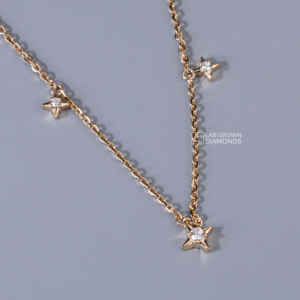 Pendentif de luxe en diamant de laboratoire taille brillant rond, couleur EF, bijoux en diamant synthétique pour femme, cadeau de mariage - Product Image 3