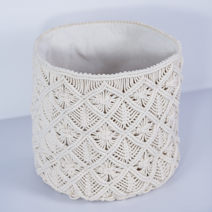 Panier à plantes en coton fait main JNC Macrame pour la décoration intérieure et extérieure - Product Image 6