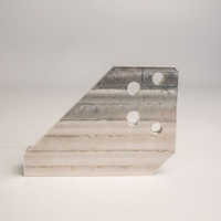 Support d'angle triangulaire renforcé en aluminium haute rigidité usiné CNC de précision AMT VINA