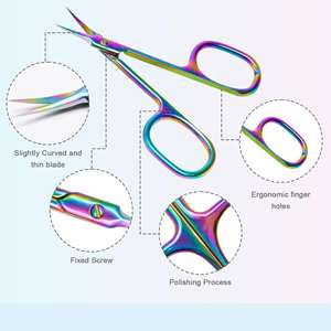 Tijeras de Precisión para Cutículas, Eléctricas, Ecológicas, para Diestros, de Acero Inoxidable, Duraderas - Product Image 4