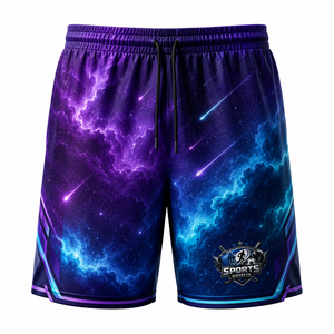 Pantalones Cortos de Fútbol de Alta Calidad, Malla Transpirable de Alto Rendimiento, Poliéster de Secado Rápido, Flexibles, Suaves, Cómodos para Entrenamiento Profesional - Product Image 1