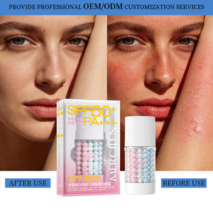 MERCILEN Crème Visage Hydratante Éclaircissante et Unifiante Teint, Base de Maquillage Tricolore, Protection Solaire, Anti-Taches - Product Image 4