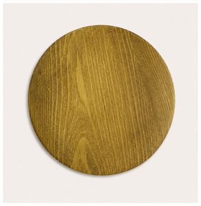 Assiettes rondes en imitation bois, vente en gros, sous-assiettes rustiques à grain naturel pour réceptions de mariage et tables d'événements élégantes - Product Image 4