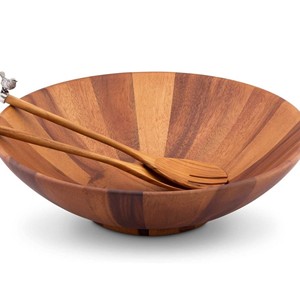 Bols de service modernes jetables en bois de manguier et d'acacia, artisanaux, pour salades, vaisselle de fête, prix de gros usine, fabriqués en Inde - Product Image 2